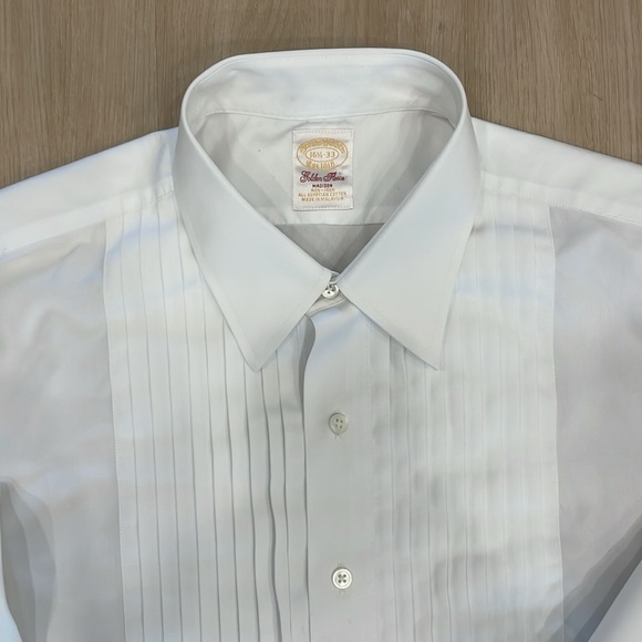 Brooks Brothers White Tuxedo Shirt - 007 - Picture 2 of 5
